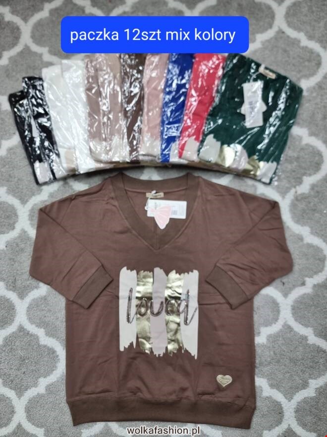 Bluzka damskie 1758 Mix KOLOR  Standard (Towar Tureckie)