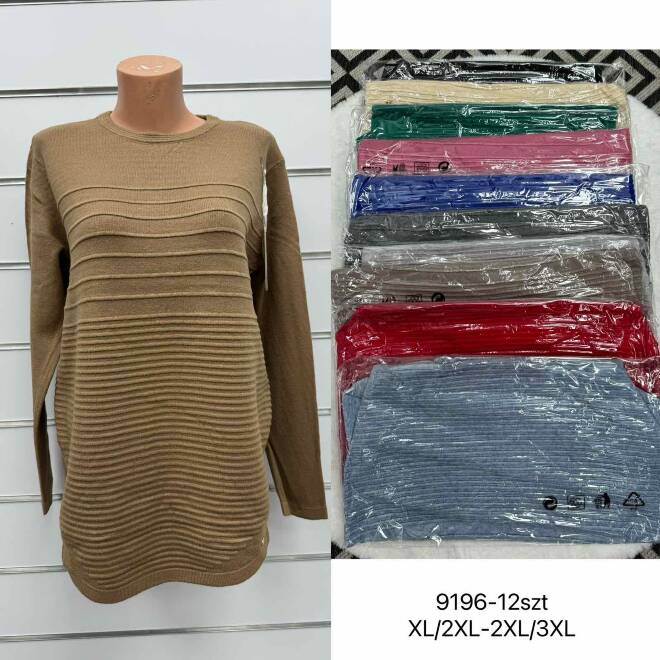 Sweter damskie 9196 Mix KOLOR  XL-3XL 1