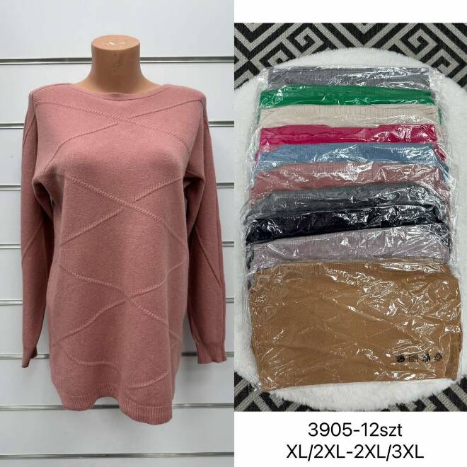 Sweter damskie 3905 Mix KOLOR  XL-3XL 1