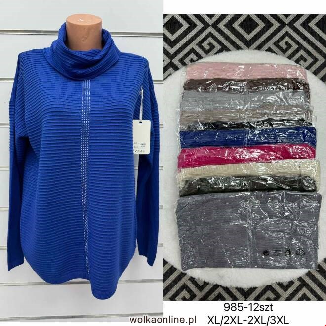 Sweter damskie 985 Mix KOLOR  XL-3XL