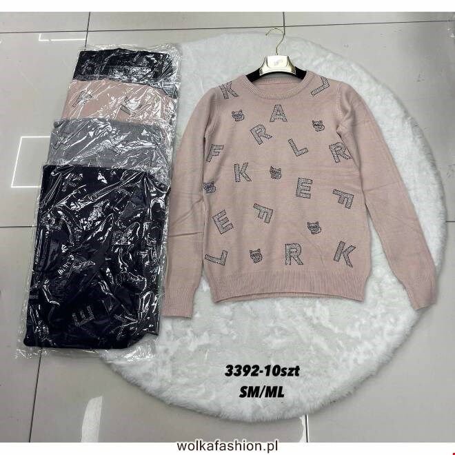 Sweter damskie 3392 Mix KOLOR  S-L