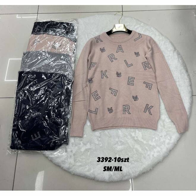 Sweter damskie 3392 Mix KOLOR  S-L 1