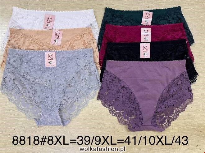 Majtki damskie 8818 Mix KOLOR  8XL-10XL