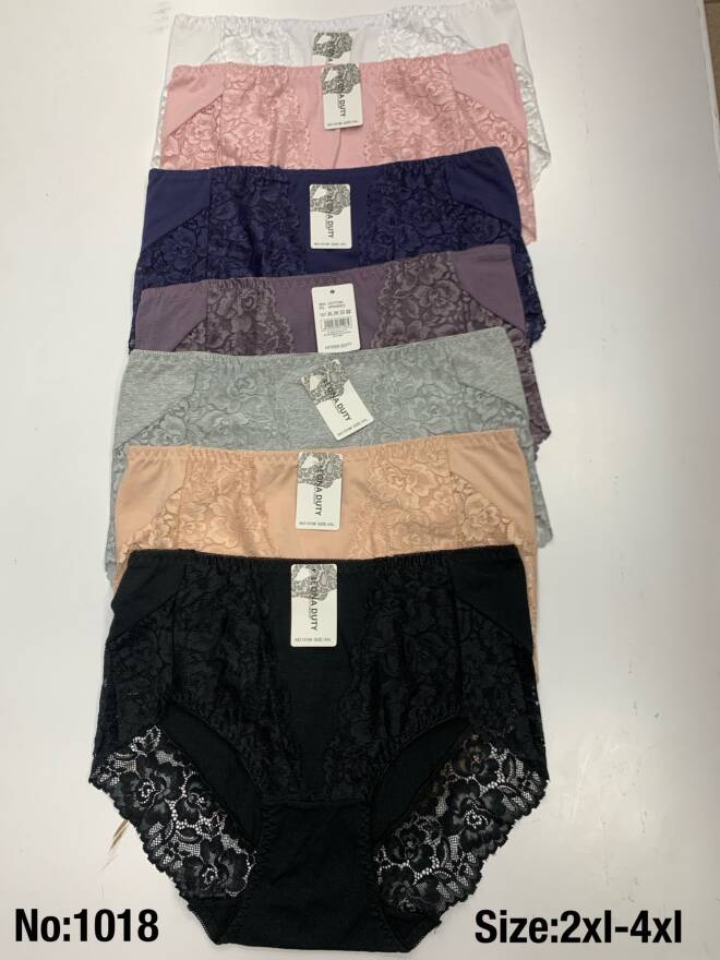 Majtki damskie 1018 Mix KOLOR  2XL-4XL