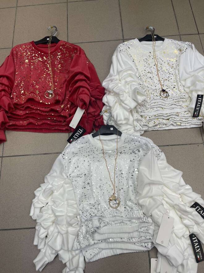 Bluzki dziewczęce 1850 1 Kolor  4-14