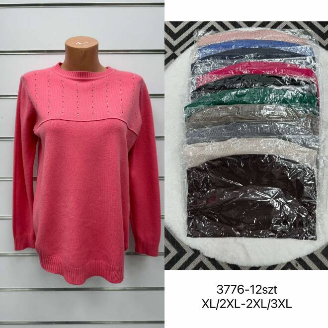 Sweter damskie 3776 Mix KOLOR  XL-3XL
