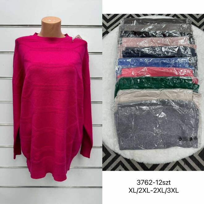 Sweter damskie 3762 Mix KOLOR  XL-3XL 1