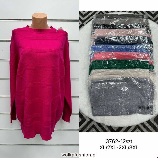 Sweter damskie 3762 Mix KOLOR  XL-3XL