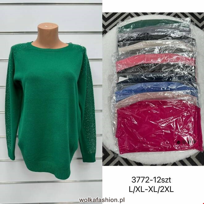 Sweter damskie 3772 Mix KOLOR  L-2XL