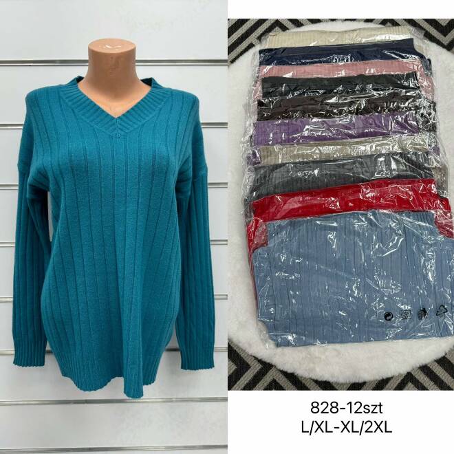 Sweter damskie 828 Mix KOLOR  L-2XL