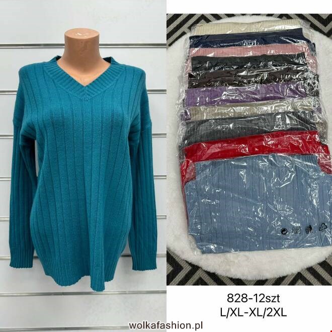 Sweter damskie 828 Mix KOLOR  L-2XL
