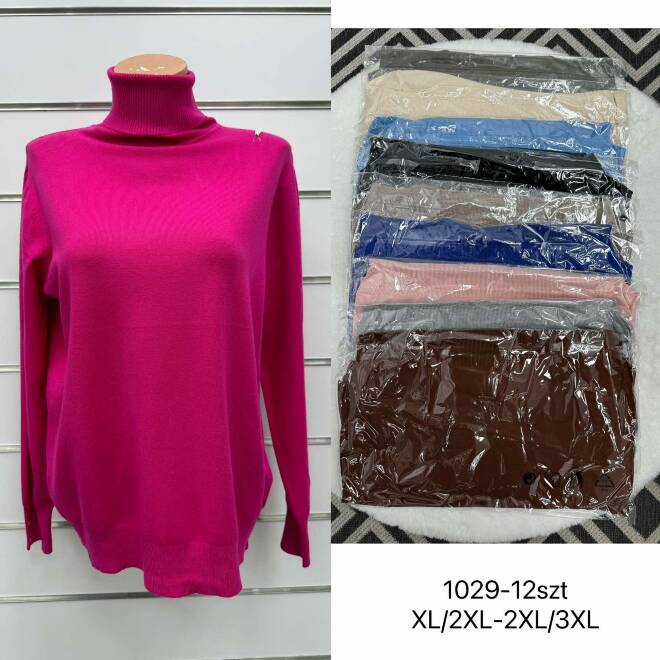 Sweter damskie 1029 Mix KOLOR  XL-3XL 1
