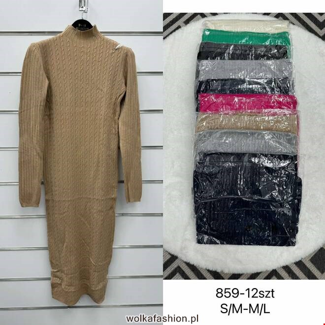 Sukienka damskie 859 Mix KOLOR  S/M-L/XL