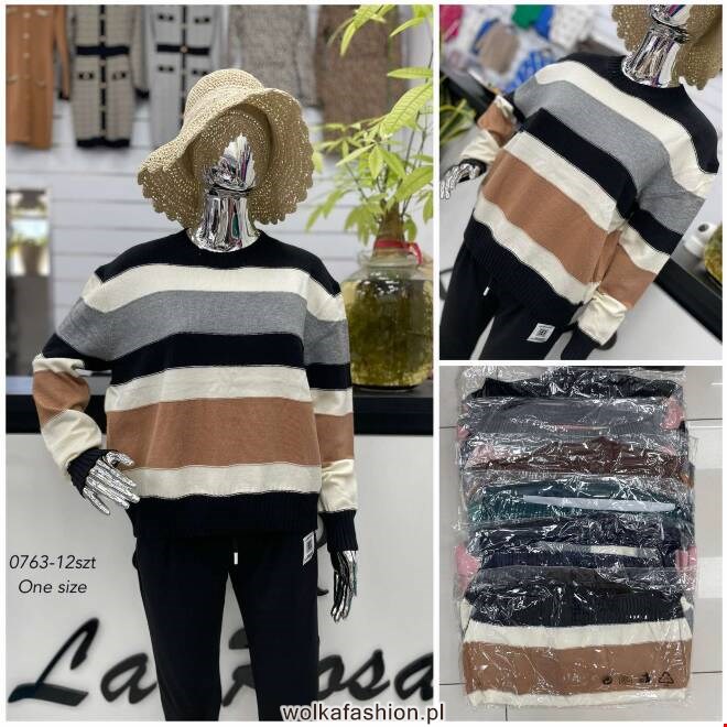 Sweter damskie 0763 Mix KOLOR  Standard