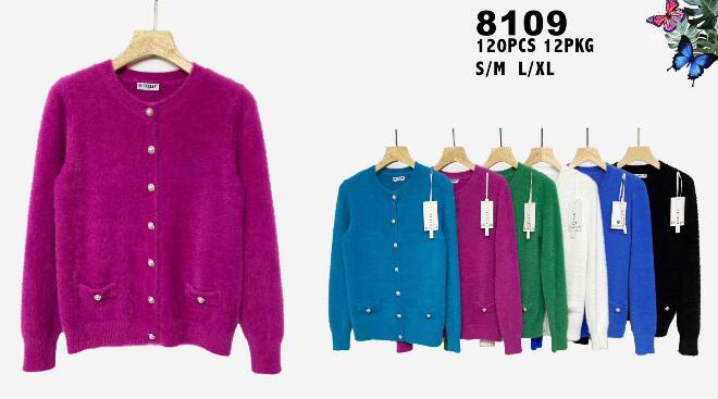 Sweter damskie 8109 Mix KOLOR  S/M-L/XL 1