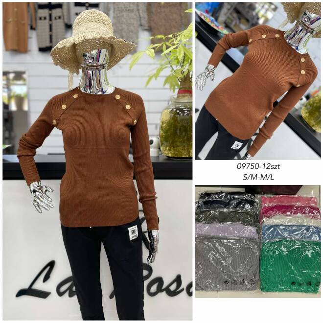 Sweter damskie 09750 Mix KOLOR  S/M-L/XL 1