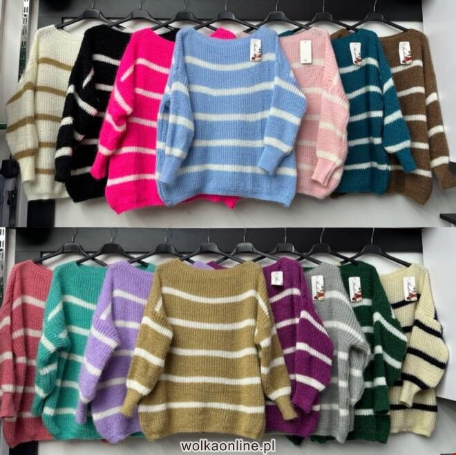 Sweter damskie 2368 1 kolor  Standard (Towar Włoskie)