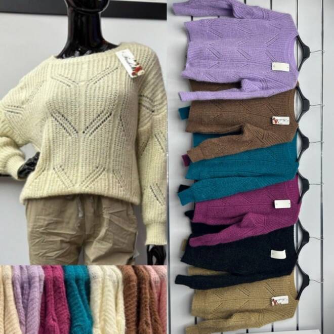 Sweter damskie 2373 1 kolor  Standard (Towar Włoskie) 1