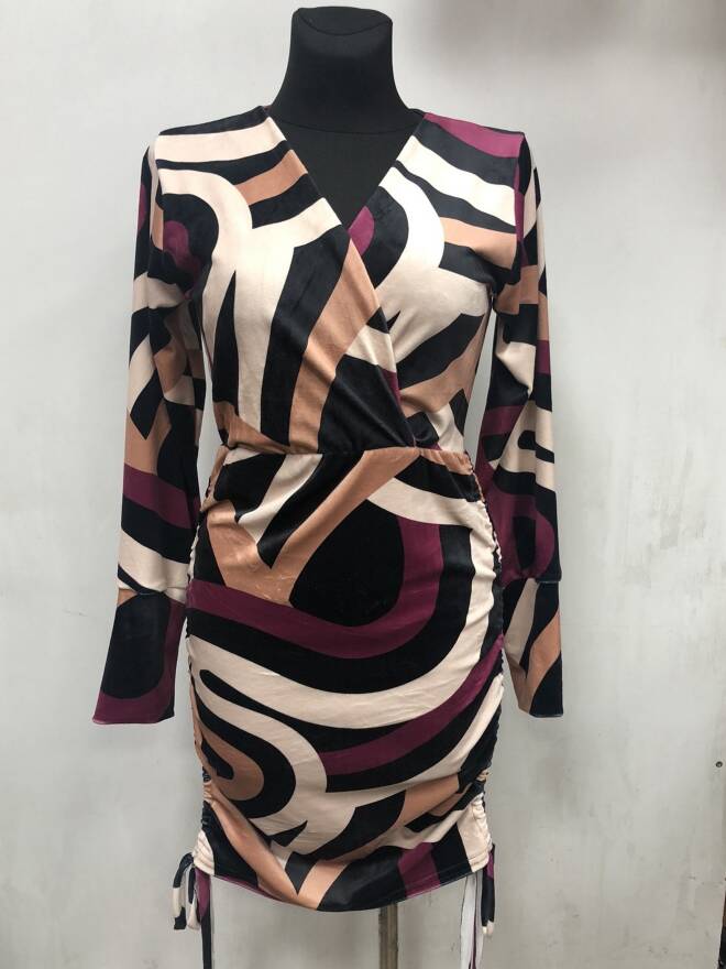 Sukienka damskie 2378 1 kolor  M-3XL (Towar Polskie)