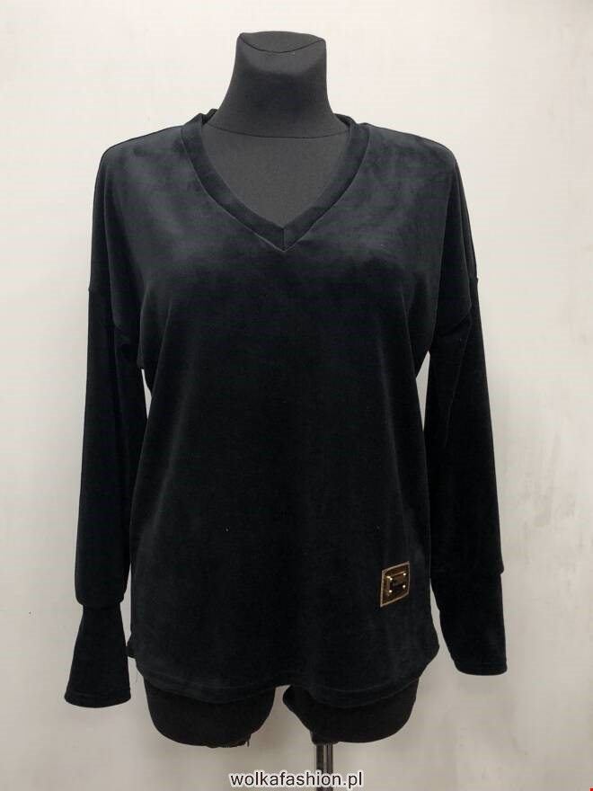 Bluzka damskie 2384 1 kolor  M-3XL (Towar Polskie)