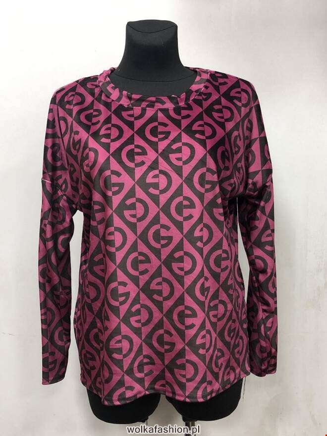 Bluzka damskie 2388 1 kolor  L-4XL (Towar Polskie)