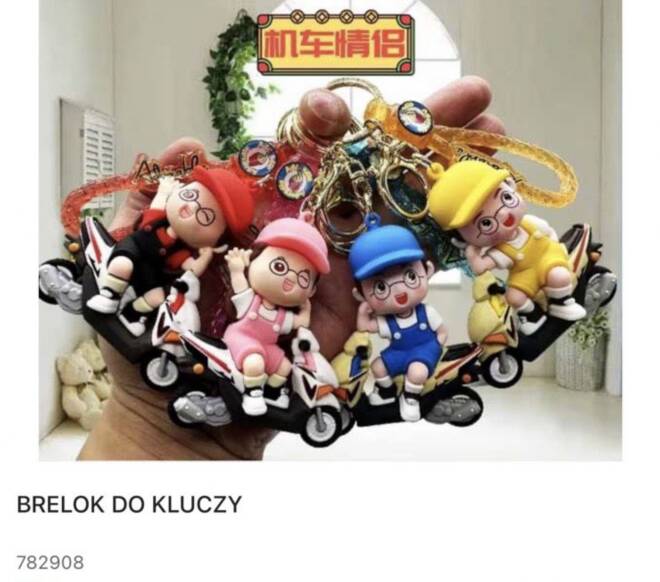 Breloki do kluczy 782908 Mix KOLOR