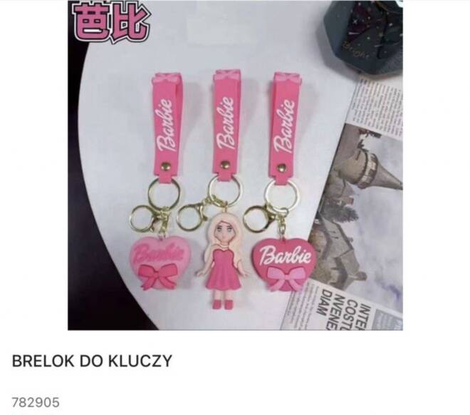 Breloki do kluczy 782905 Mix KOLOR  