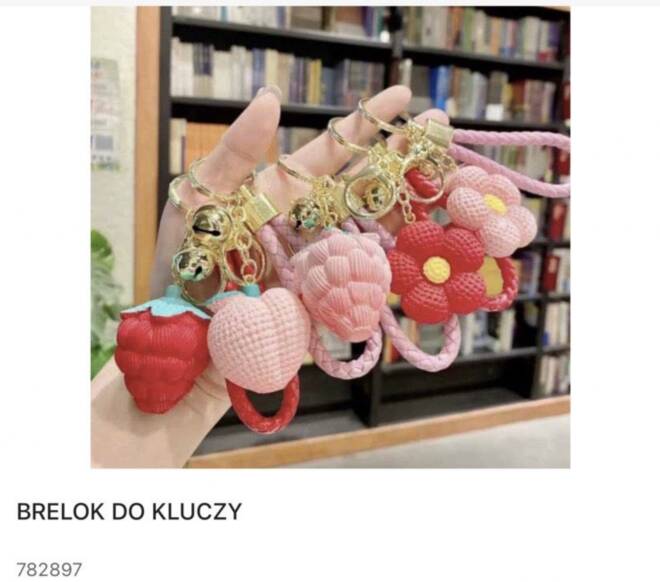 Breloki do kluczy 782897 Mix KOLOR  