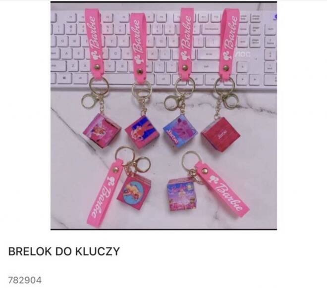 Breloki do kluczy 782904 Mix KOLOR   1