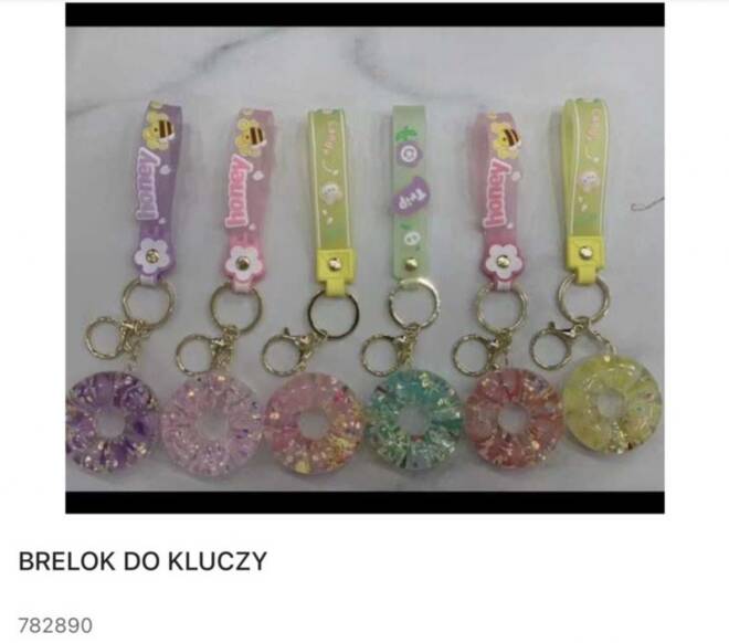Breloki do kluczy 782890 Mix KOLOR   1