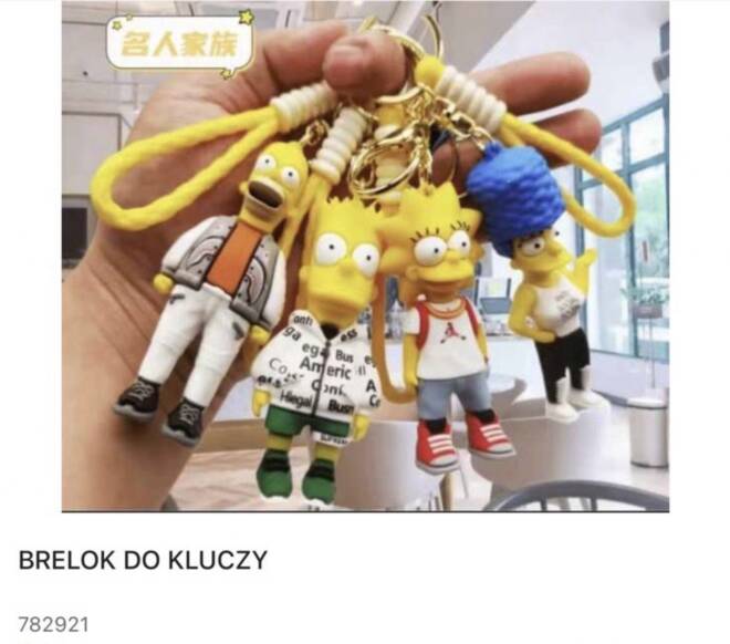 Breloki do kluczy 782921 Mix KOLOR  