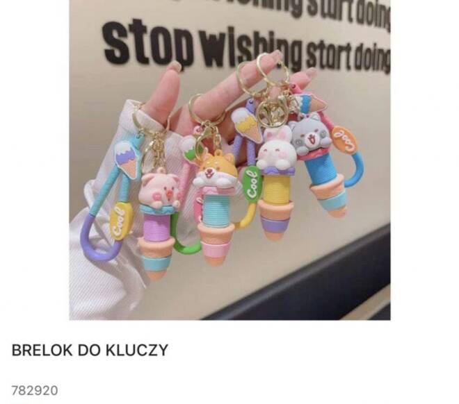 Breloki do kluczy 782920 Mix KOLOR  