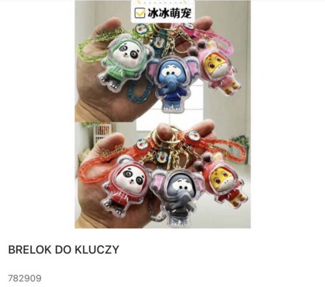 Breloki do kluczy 782909 Mix KOLOR   1