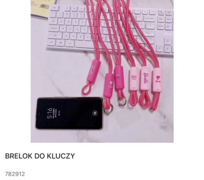 Breloki do kluczy 782912 Mix KOLOR   1