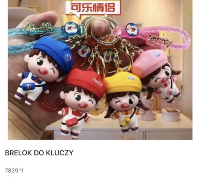 Breloki do kluczy 782911 Mix KOLOR   1