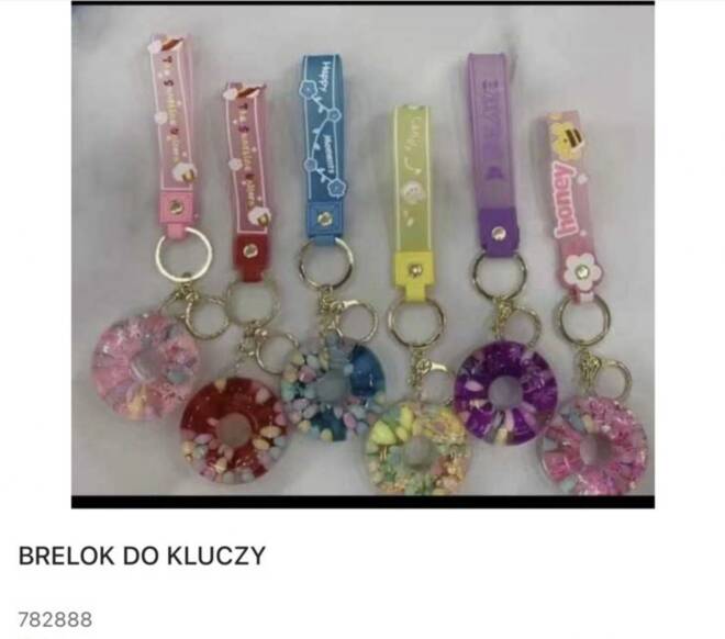 Breloki do kluczy 782888 Mix KOLOR   1
