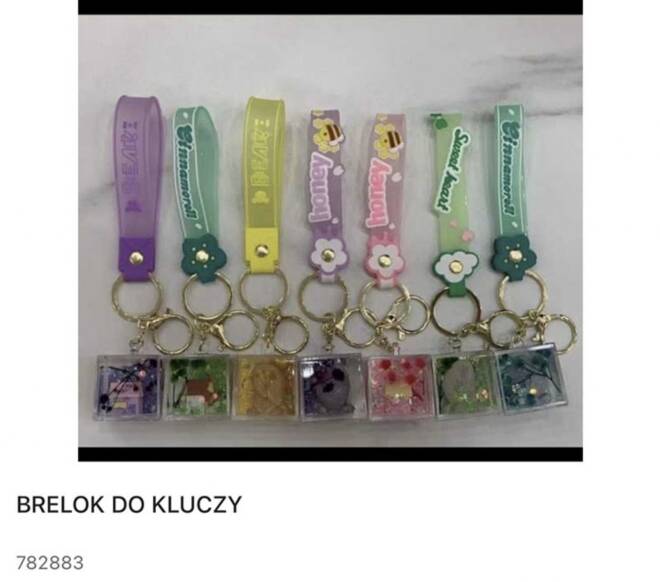 Breloki do kluczy 782883 Mix KOLOR  