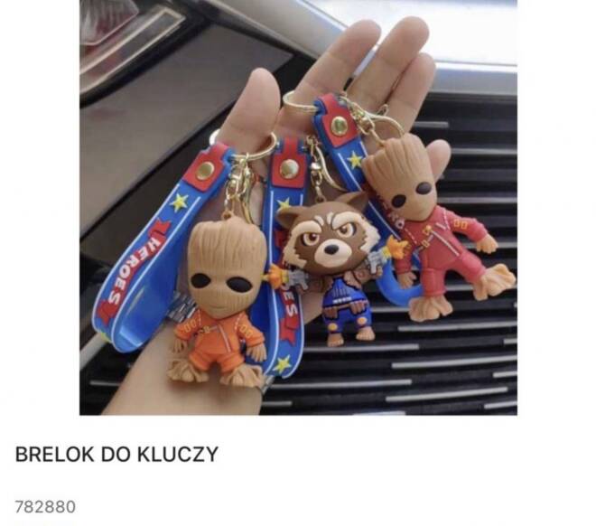 Breloki do kluczy 782880 Mix KOLOR   1