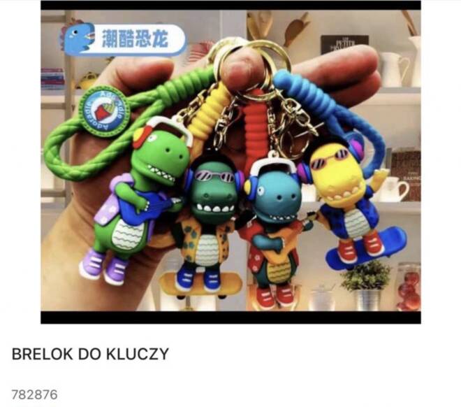 Breloki do kluczy 782876 Mix KOLOR  