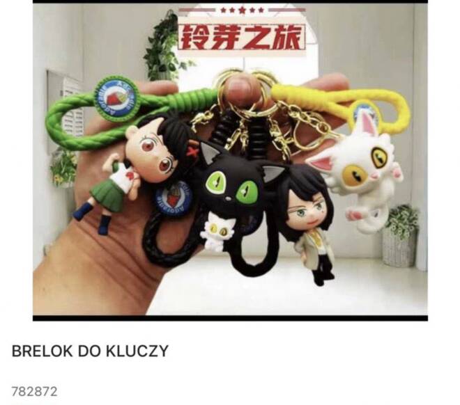 Breloki do kluczy 782872 Mix KOLOR   1