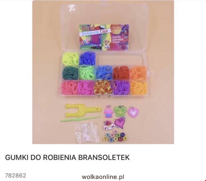 Gumki do robienia bransoletek 782862 Mix KOLOR  