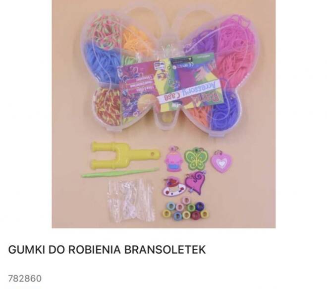 Gumki do robienia bransoletek 782860 Mix KOLOR  