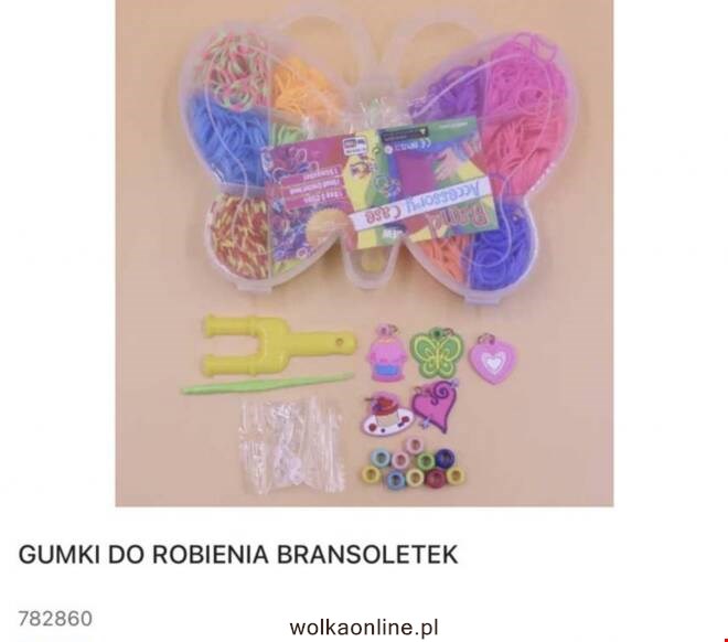 Gumki do robienia bransoletek 782860 Mix KOLOR  