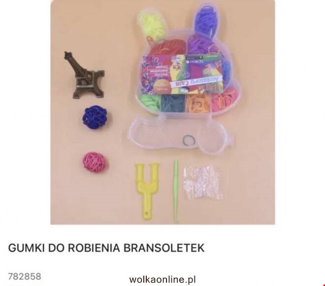 Gumki do robienia bransoletek 782858 Mix KOLOR  