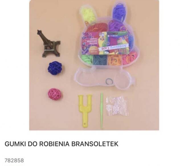Gumki do robienia bransoletek 782858 Mix KOLOR   1