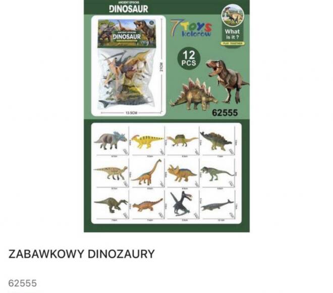 Zabawkowy 62555 Mix KOLOR  