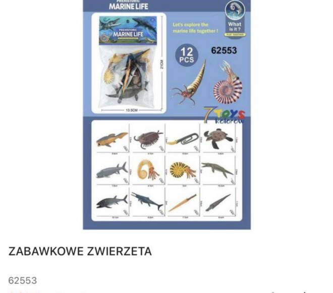 Zabawkowy 62553 Mix KOLOR   1