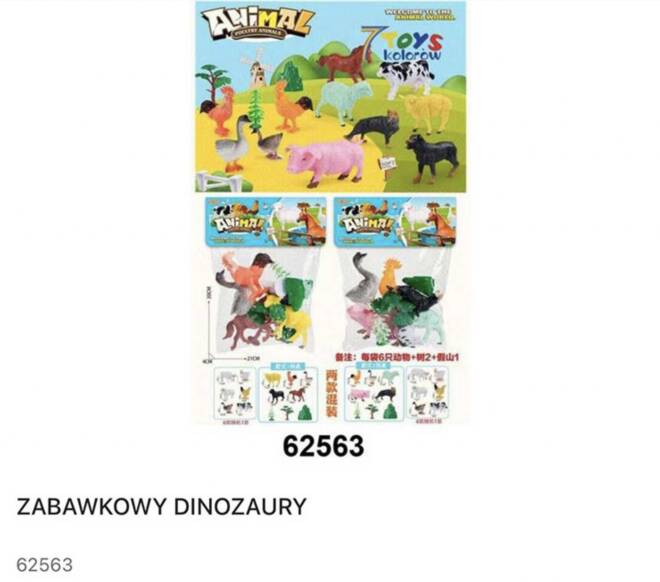 Zabawkowy 62563 Mix KOLOR  