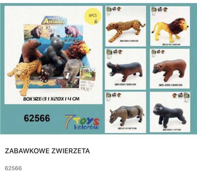 Zabawkowy 62566 Mix KOLOR  