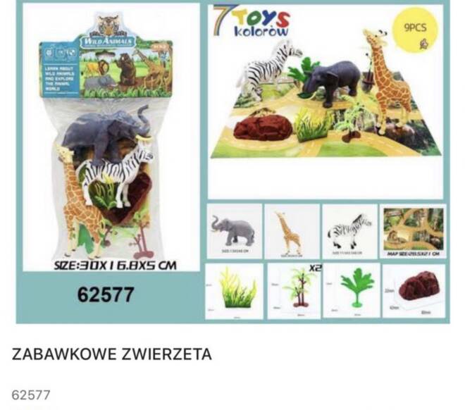 Zabawkowy 62577 Mix KOLOR  